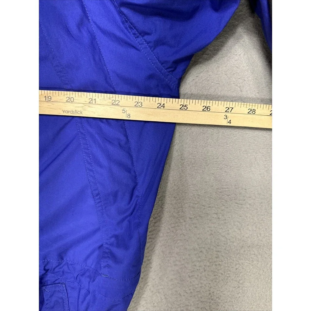 North Face Jacket Mens XL Blue Black Windbreaker Lined Retro Athleisure Gorpcore
